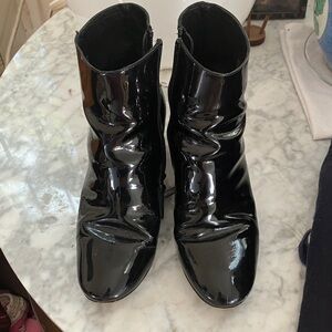 J. Crew Patent Leather Booties Sz 6